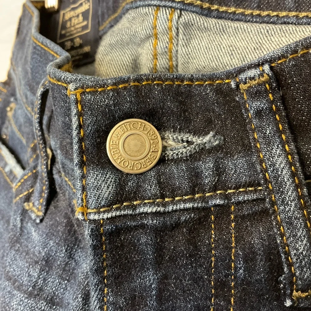 Abercrombie & Fitch Blue Skinny Jeans Distressed